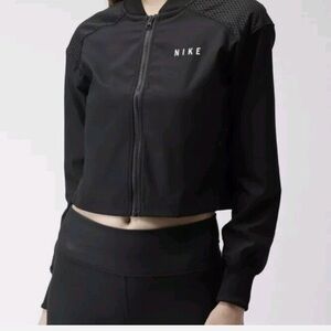 Nike Women's Cropped Black Jacket